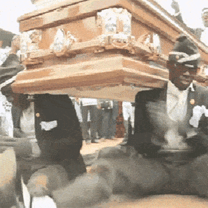 最近很火的黑人抬棺表情包黑哥一笑生死难料