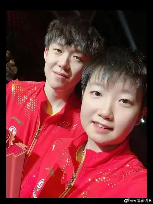 磕糖 #王楚钦孙颖莎 希望今晚能看到你俩的冠军自拍05 - 抖音