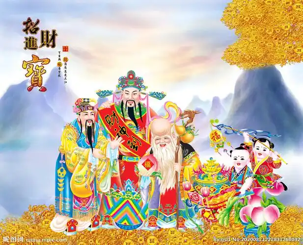 福寿禄三星图片