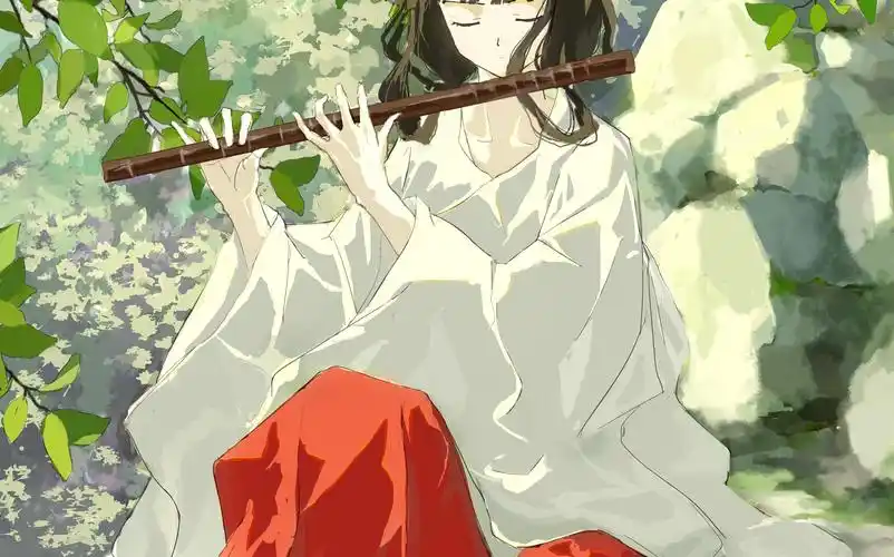 可曾见过吹笛子的巫女