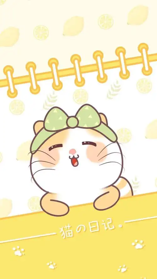 可爱的卡通猫咪