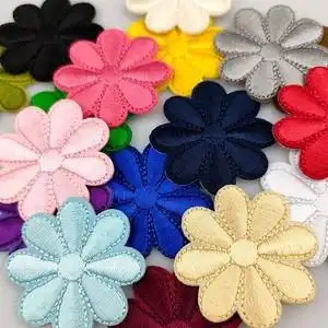 太阳花刺绣布贴补丁贴羽绒服衣服裤子修补破洞贴 diy装饰贴花小号