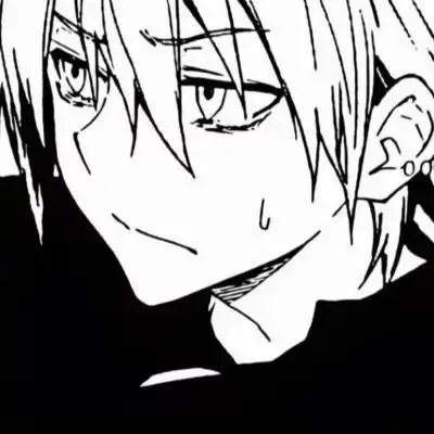 帅气冷酷黑白,高清好看的动漫男头黑白手绘冷酷图片_男生动漫头像