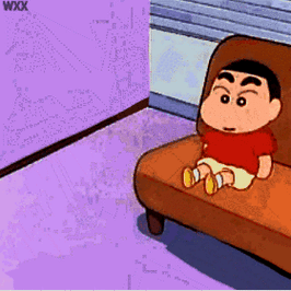 搞怪表情包丨贱萌可爱的蜡笔小新动态表情包,超多图预警