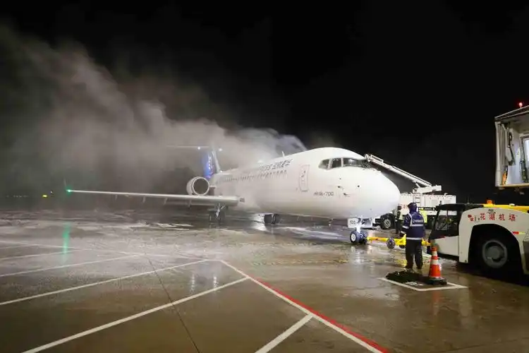 全员上阵除冰雪 花湖机场寒潮中实现正常运行_鄂州_新闻中心_长江网_c