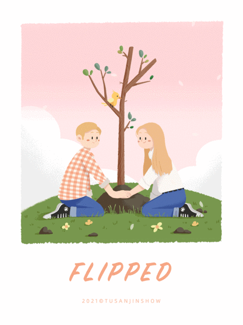 电影插画 | ipad原创动态插画「怦然心动」