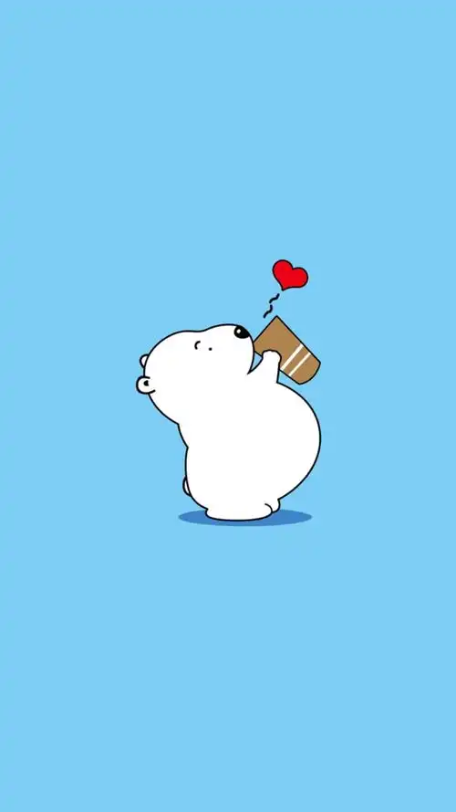 可爱 简单 插画 萌物 小清新 平铺壁纸#可爱壁纸"