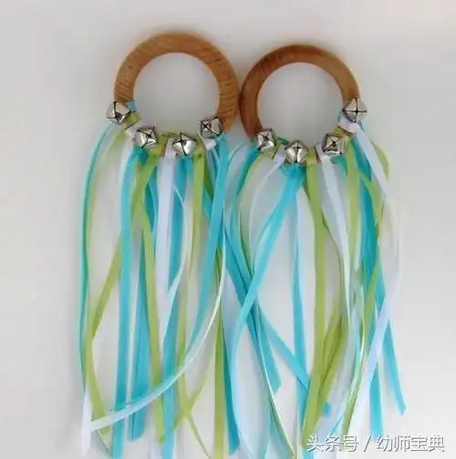 有趣好玩的小中大班自制玩教具:串铃