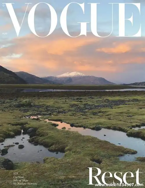 《vogue uk》2020年08月(英国版vogue时尚杂志)