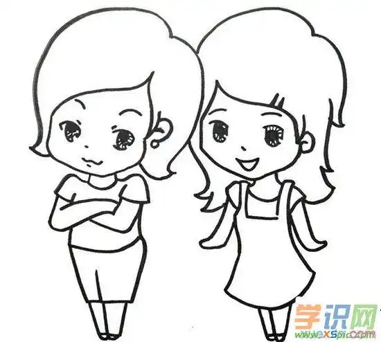 简单的人物画像