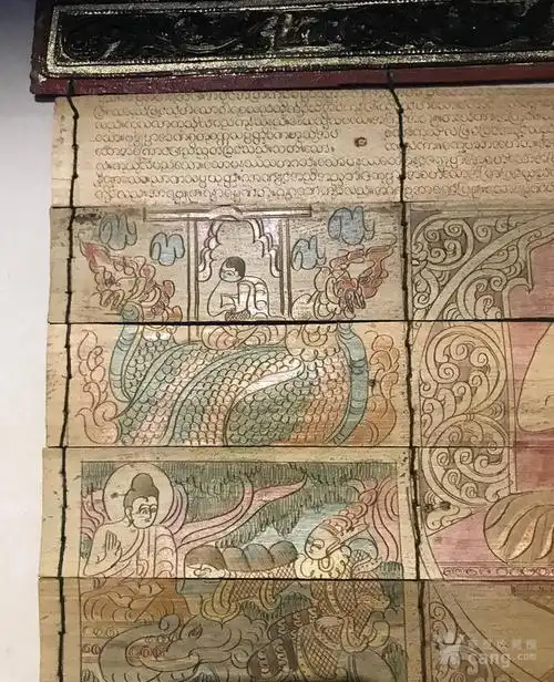 贝叶经书佛像挂图