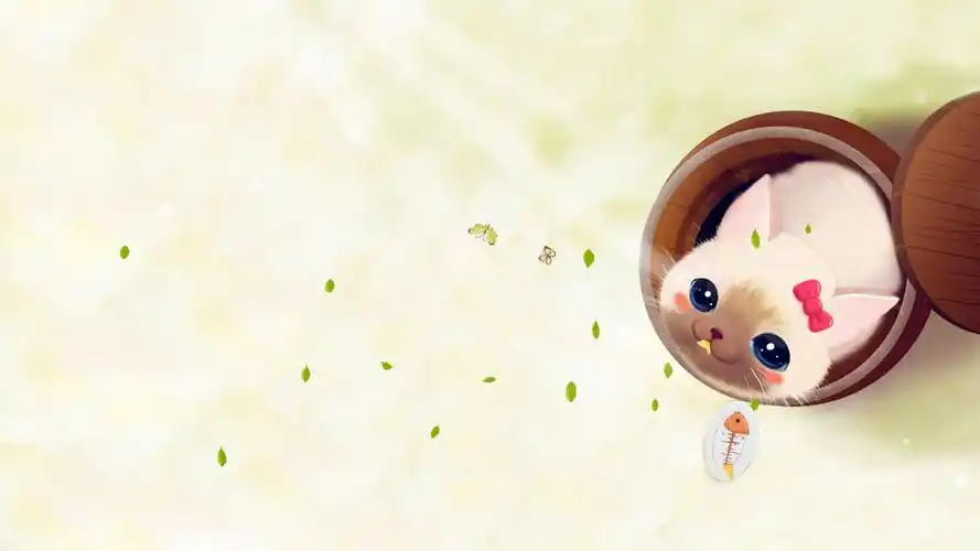 喵~小猫桌面壁纸_可爱壁纸_墨鱼部落格