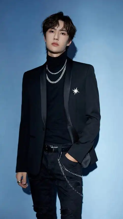 王一博冷峻帅气写真手机壁纸