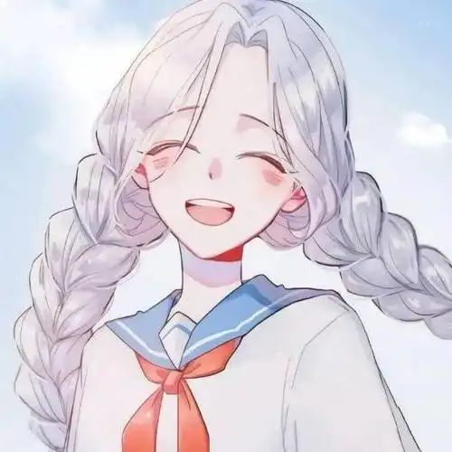 动漫制服女生头像