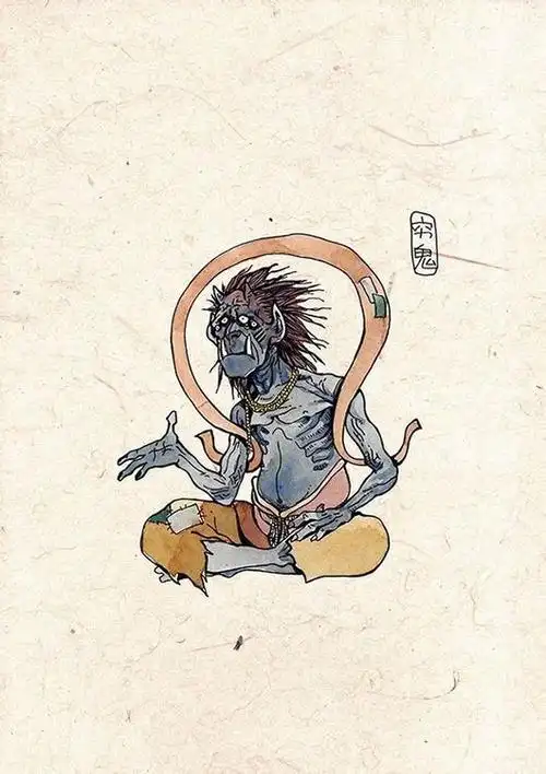 中国文化传统中鬼怪世界——百鬼图(三) - 历史趣闻网