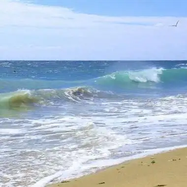 最美海景头像唯美静谧的沙滩海滩风景图片
