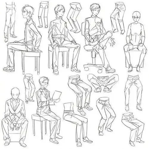 人体动态绘制参考