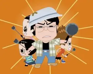 动画片《家有儿女》改编自大型系列情景喜剧《家有儿女》,卡通