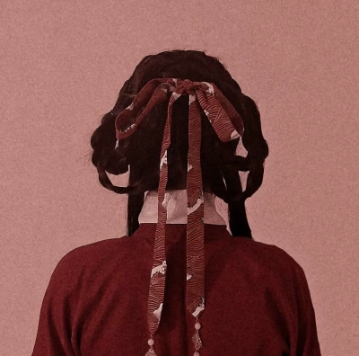 古风红色系简约