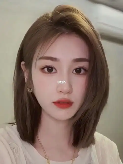 减龄高级显气质锁骨发73中发发型齐肩发推荐