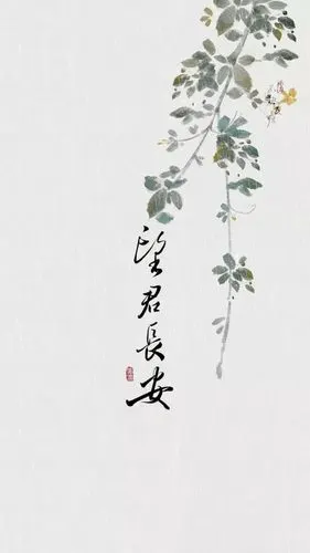 古风文字壁纸笔墨松香太惊艳