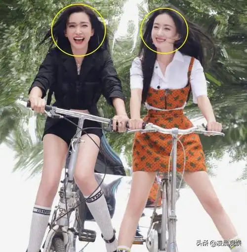 并且李冰冰和赵丽颖的身高仅仅相差一厘米,所以同框时给人的感觉很是