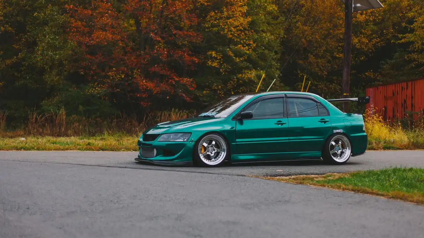 三菱第九代evo改装车高清壁纸第二辑