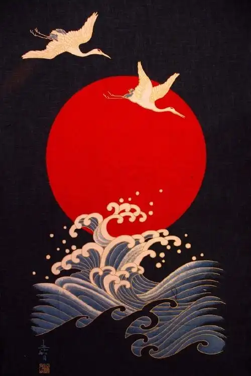 设计秀#东方元素,鹤,素材!转需