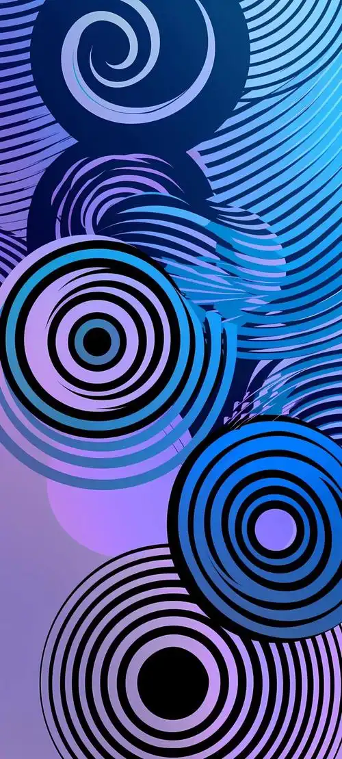 壁纸以简洁明快的设计和舒适色彩为特点,适合全面屏显示,满足个性化和