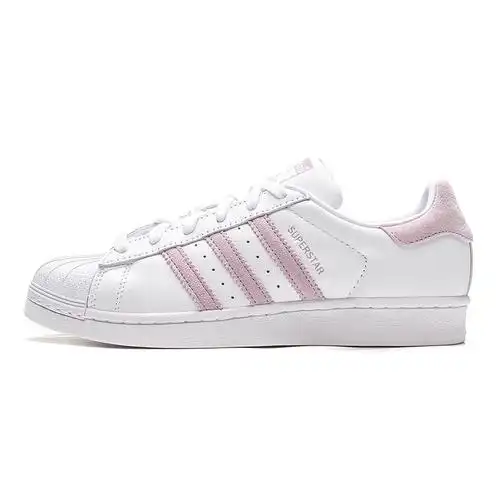 adidas阿迪达斯三叶草女鞋贝壳头小白鞋运动鞋板鞋ee7400