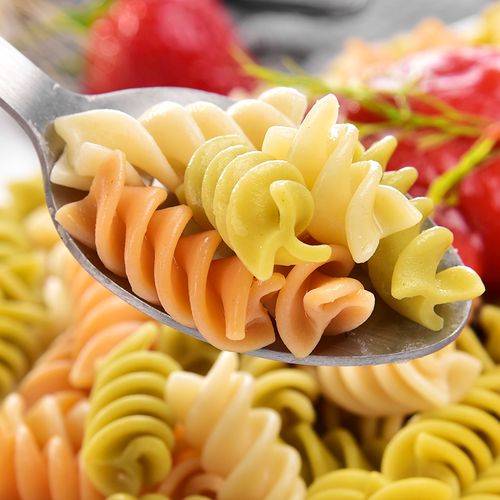 进口什锦蔬菜意面400g营养健身粗粮低脂卡速食通心粉西餐美食面