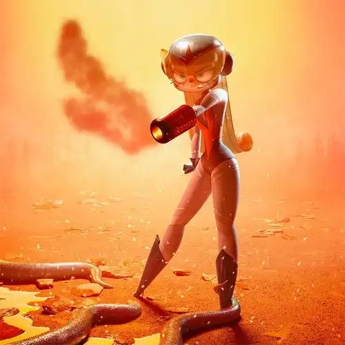 petersandeman可爱3d动漫角色插画