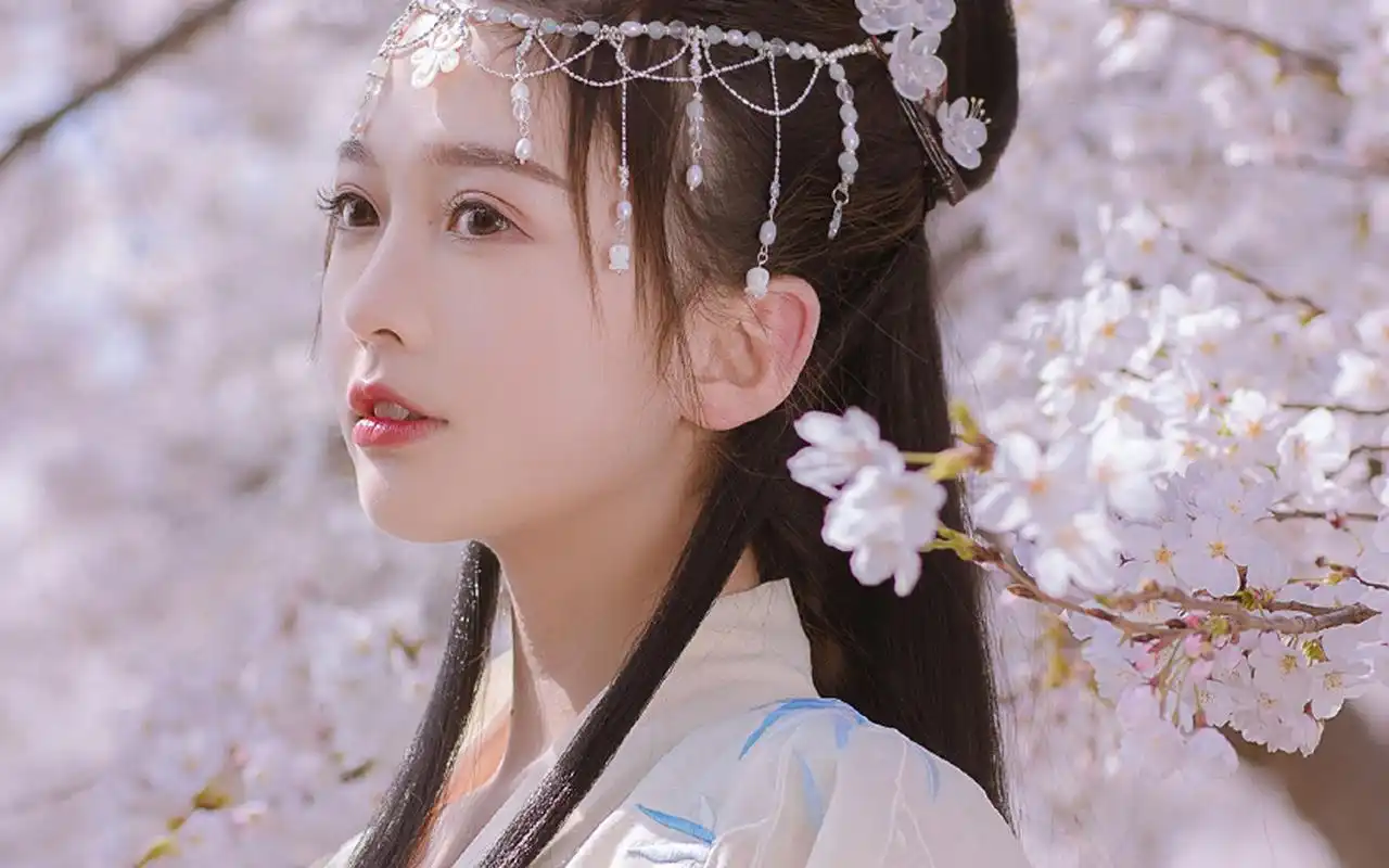 古风美女仙气唯美写真桌面壁纸