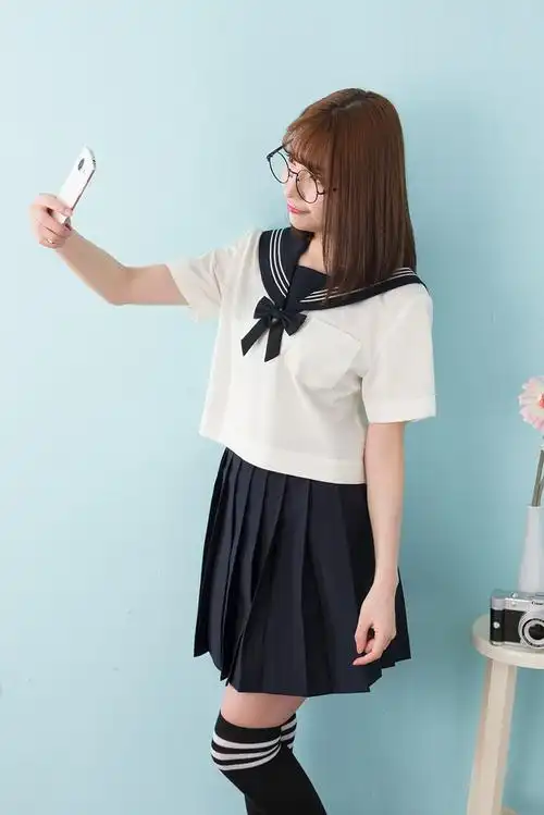 麦子家jk制服水手服夏关东女子高女高中生学生jk