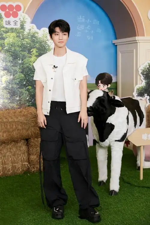 当小凯遇上小小凯系列##王俊凯直播播放了树读##王俊凯白色马甲