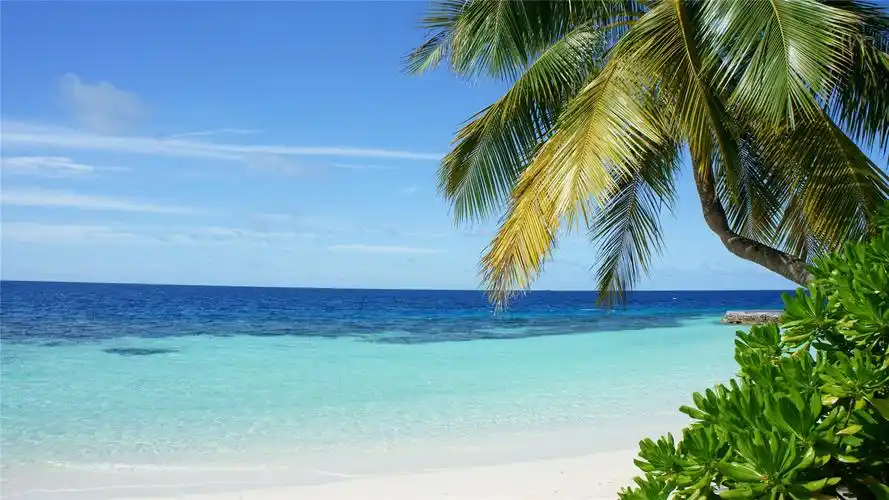 唯美海洋沙滩高清桌面壁纸