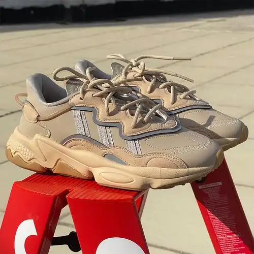 易烊千玺同款ozweego黑武士老爹鞋男女士复古运动跑步鞋