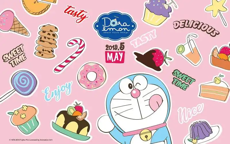 给喜欢蓝胖子的大家安利电脑壁纸