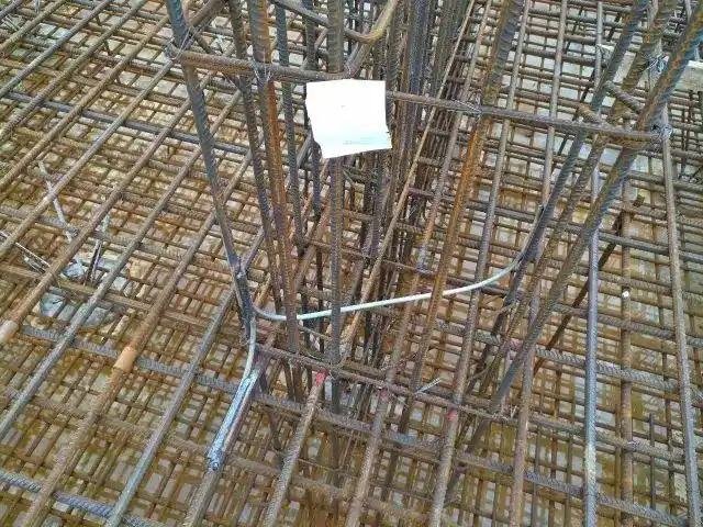 建筑水电施工工艺流程之筏板基础接地装置焊接