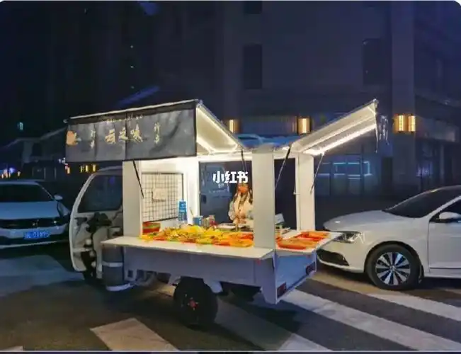 摆摊车 出售全新 带电池 之前做炸串的