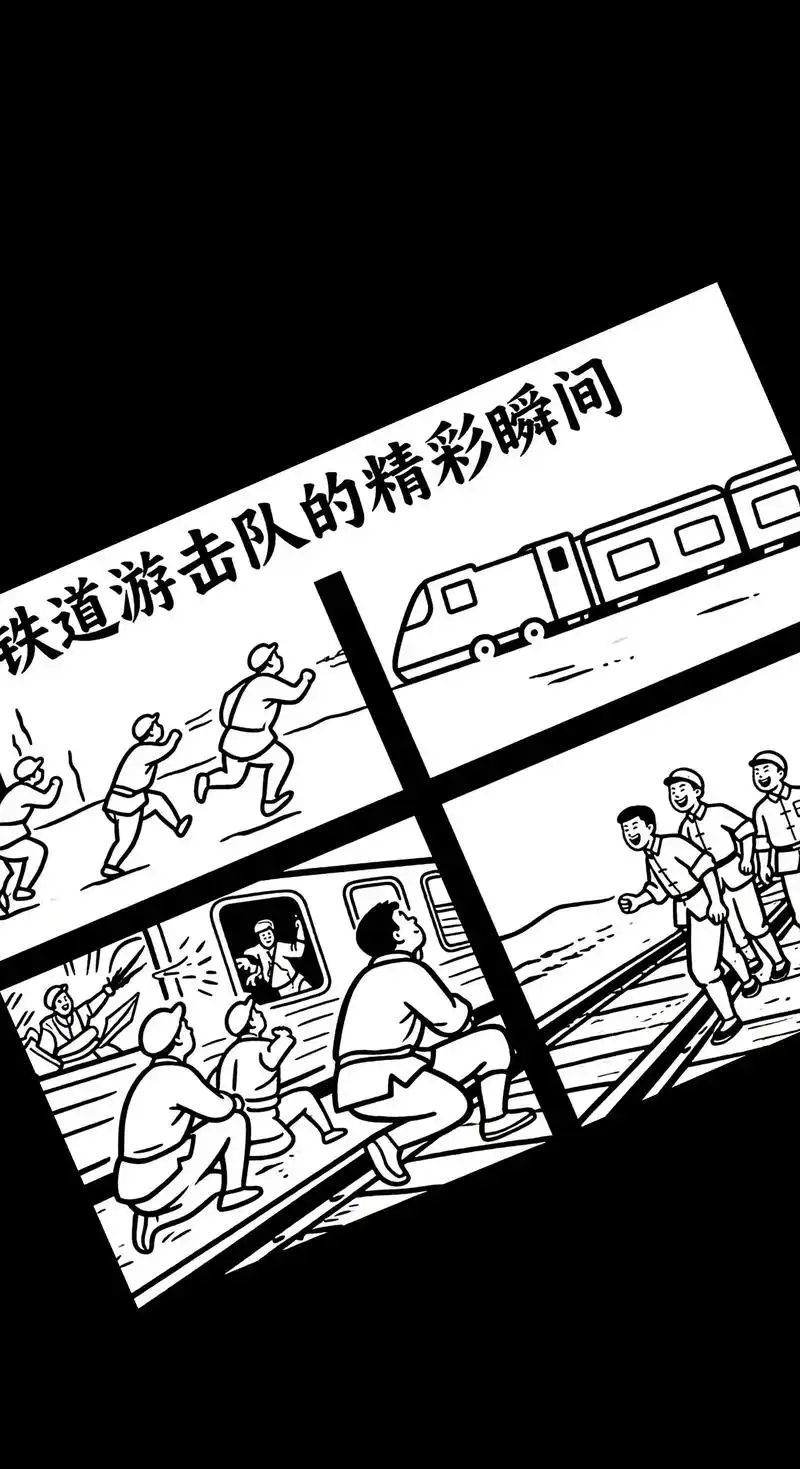 铁道游击队主题绘画.#铁道游击队主题绘画 #小池古诗配画英