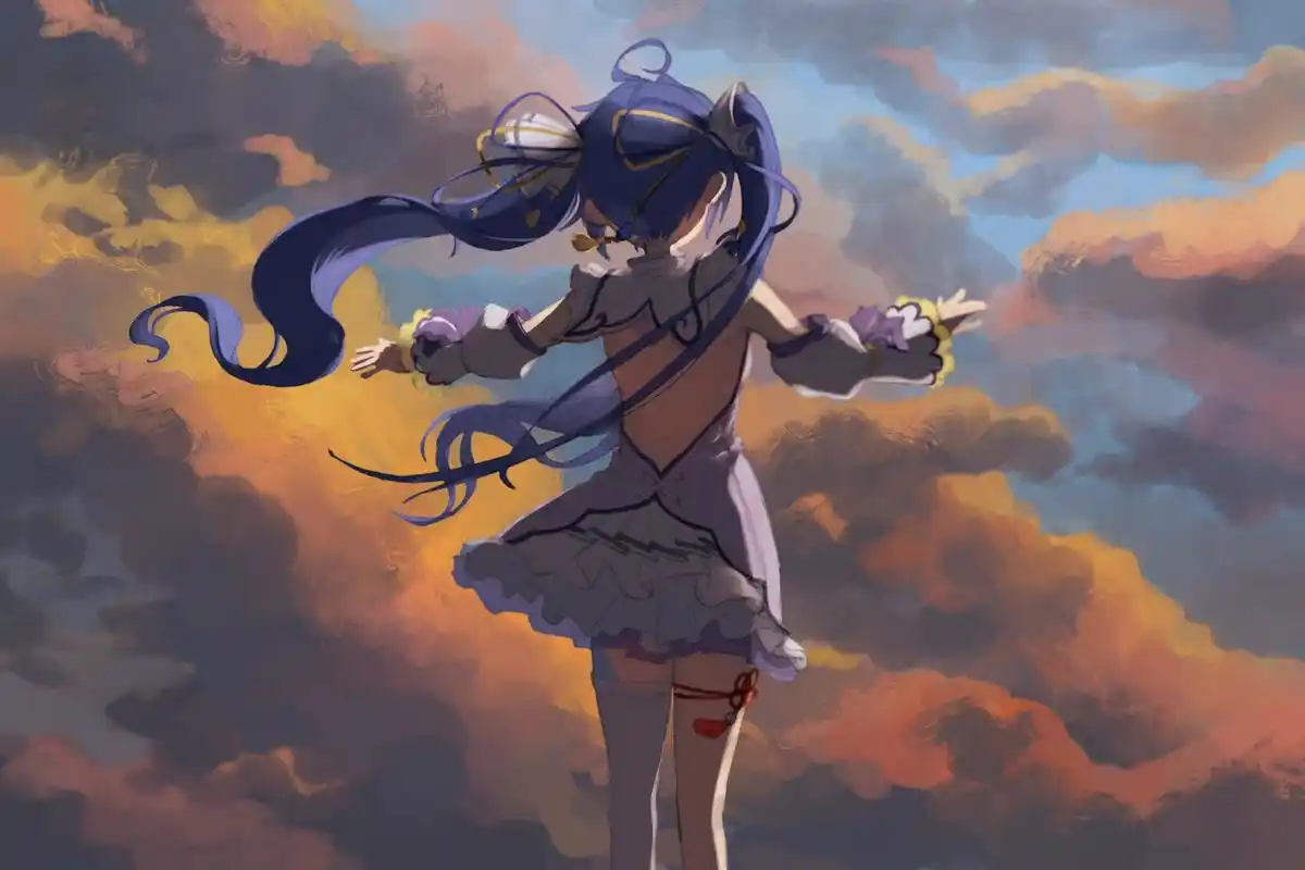 用背影诉说尾声少女背影插画特辑20210319