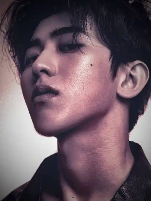 蔡徐坤胡子#绝世大帅哥蔡徐坤留胡子也超帅的公演顺利期待国内相有