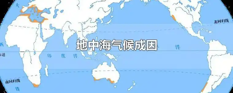 地中海气候成因