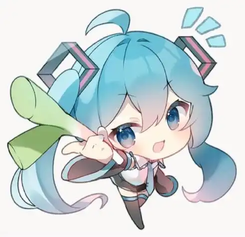 二次元初音未来可爱头像q版头像可爱
