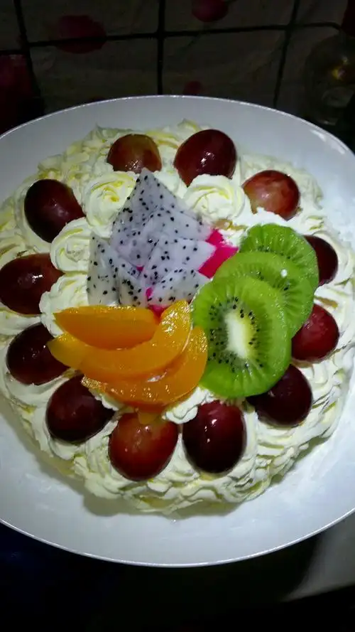 8寸奶油生日蛋糕