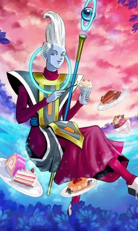 七龙珠第七宇宙天使吃货维斯whis手机壁纸图片高清1080(3)