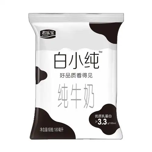 君乐宝 白小纯纯牛奶 180ml*4 品鉴装