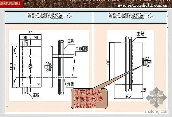 防雷测试点做法