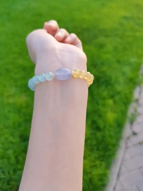 高冰马卡龙手串未央